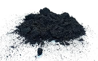 Hanfkohle, gepulvert, feines Holzkohlepulver, hemp charcoal powder, verschiedene Mengen verfügbar (1,0kg)
