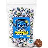 Halloween Googly Eyes Chocolate Eyeballs Creepy Crisps, 11oz Bag | Individually Wrapped Spooky Eyeball Chocolate Candy for Trick or Treat, Halloween Party Favors, Candy Bowls Halloween Treats