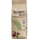 Anthony's Organic Unroasted Whole Green Coffee Beans, 2lbs, Mexican Altura Arabica Beans, Raw, Batch Tested and Gluten Free