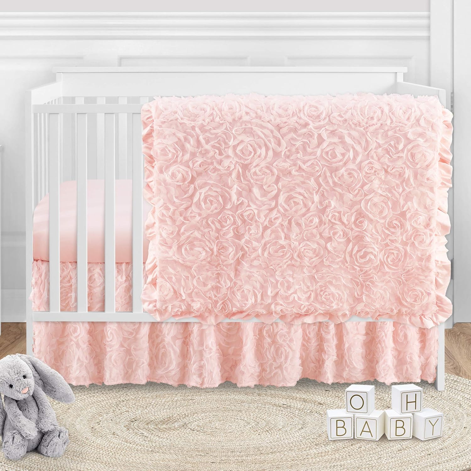 rose cot bedding