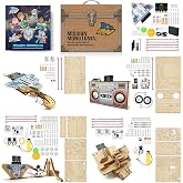 amomii Mission Monotonia STEM Kit with BBC Micro:bit V2, Robotics &amp; Coding | Ages 8+, Includes micro:bit V2 and Bolt Board, 10+ Projects, 4 Engineering Builds,250+ Components, 30+ Hours, Family Friendly