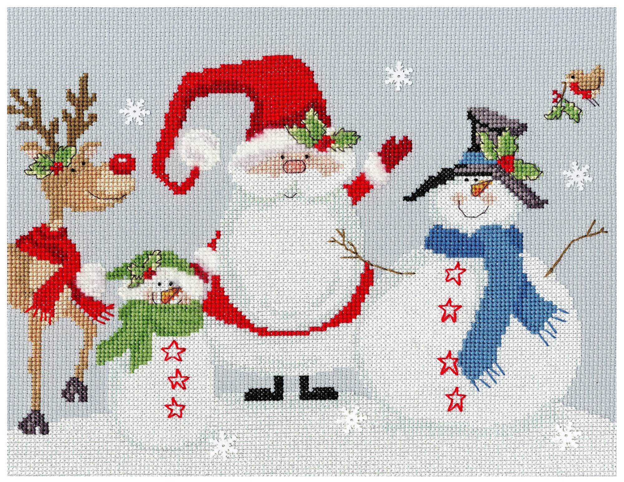 Bothy Threads Cross Stitch Kit - Snowy Friends