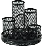 Osco Mesh Pencil Pot Scratch-resistant with Non-marking Base 5 Tube Black DT5 B