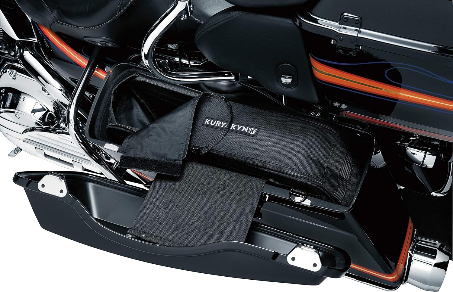 Kuryakyn 4170 Motorcycle Travel Luggage: Removable Saddlebag Liners with Carrying Handles and Removable Shoulder Straps, Black, 1 Pair: Automotive