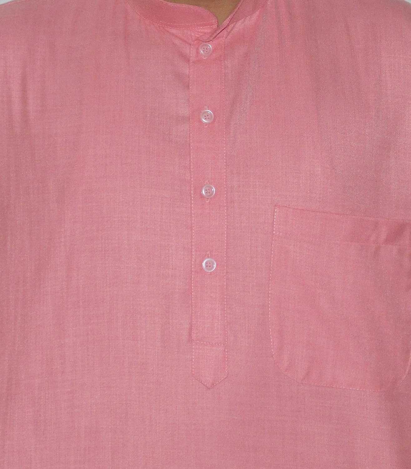 badoliya's kurta for men's (light pink)
