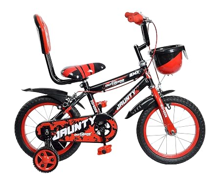 Outdoor Bikes Jaunty BMX 14 inches Bicycle for 3 to 5 Age Group (Semi Assembled with Assembly Instruction Manual & Tool Kit)