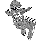 Fommy Newborn Baby Boy Clothes Plaid Letter Print Long Sleeve Hoodies + Long Pants 2PCS Fall Winter Outfits Set