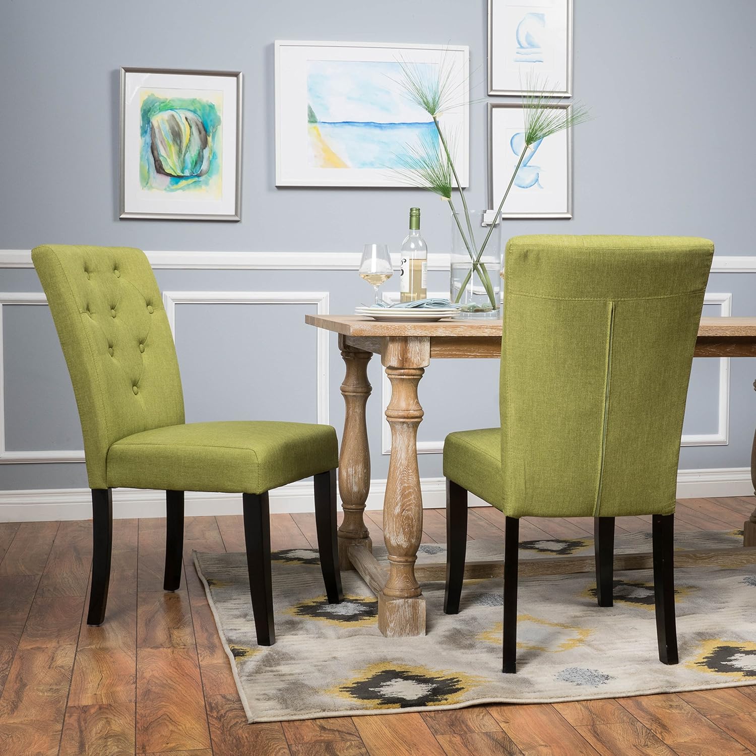 Best Nyomi Fabric Dining Chair