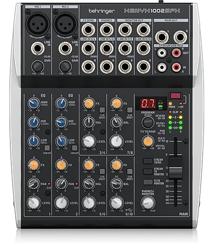 Amazon.com: Behringer XENYX X1204USB Premium 12-Input 2/2-Bus