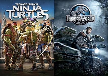 Amazon Com Jurassic World Teenage Mutant Ninja Turtles 2014