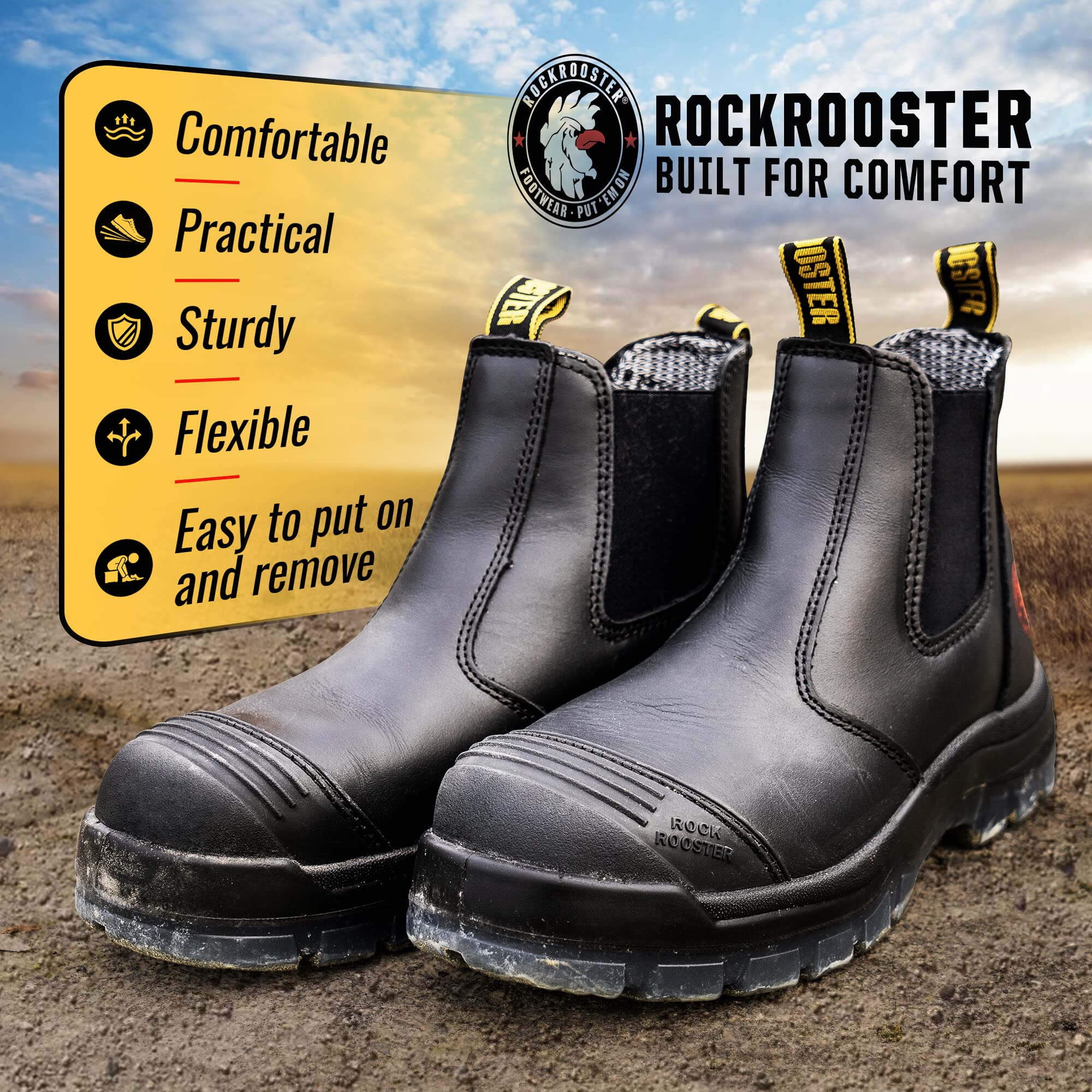 Work Boots Botas De Trabajo Converse Rockrooster Steel Toe Boots