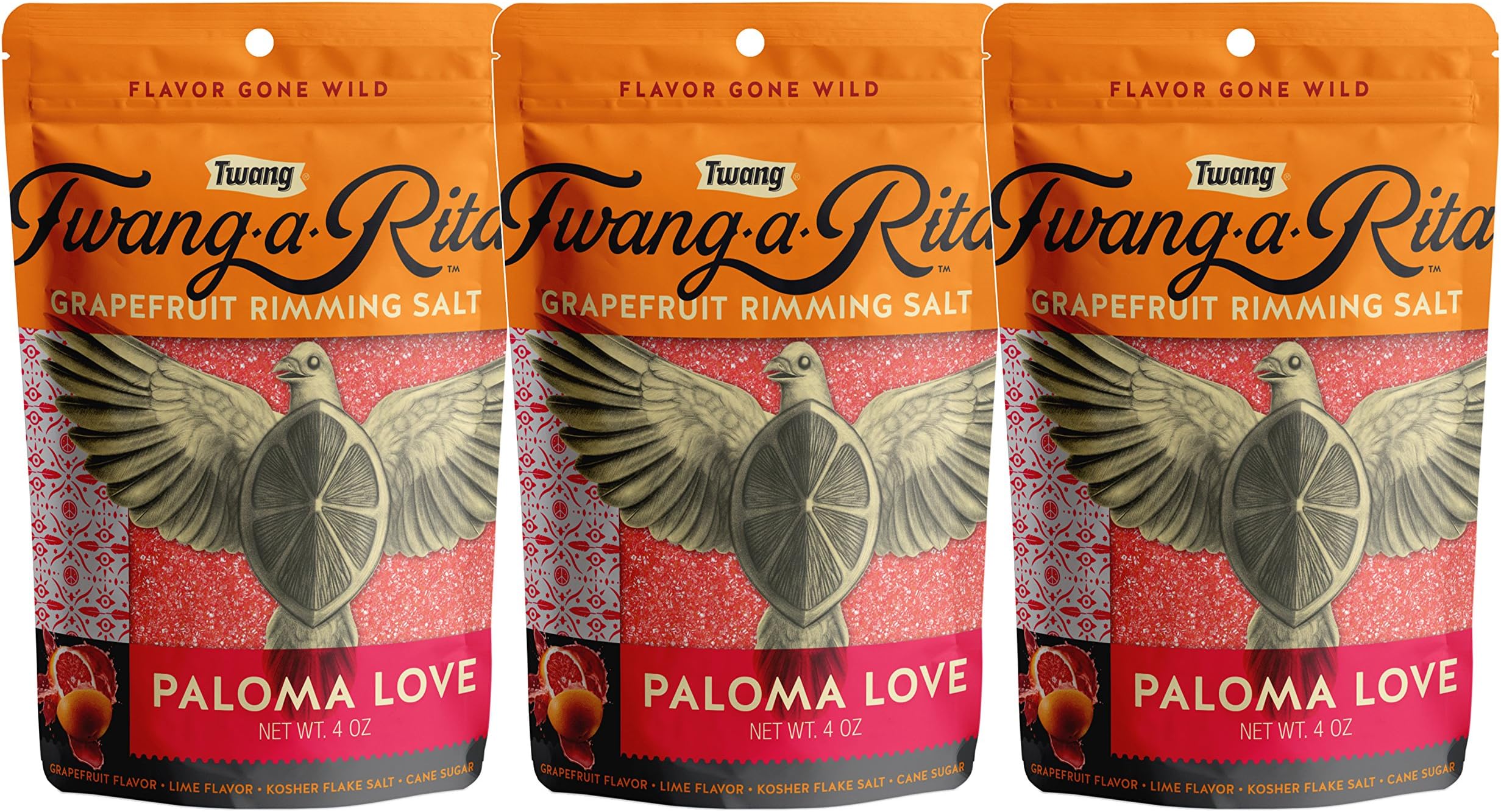 Twang-A-Rita The Original Flavored Cocktail Rimming Salt (Paloma Love)