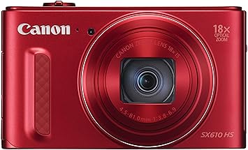 Canon PowerShot SX610 HS Digitalkamera (20,2 Megapixel, 18-fach opt. Zoom, 36-fach ZoomPlus, 7,5cm (3 Zoll) Display, opt. Bil