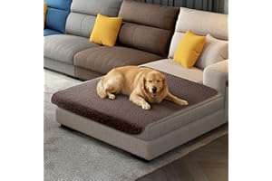Secfeeling Waterproof Dog Blanket, Anti-Slip Pet Couch Sofa Cover Washable Bed Furniture Protector for Hair Resistant-40x50,C