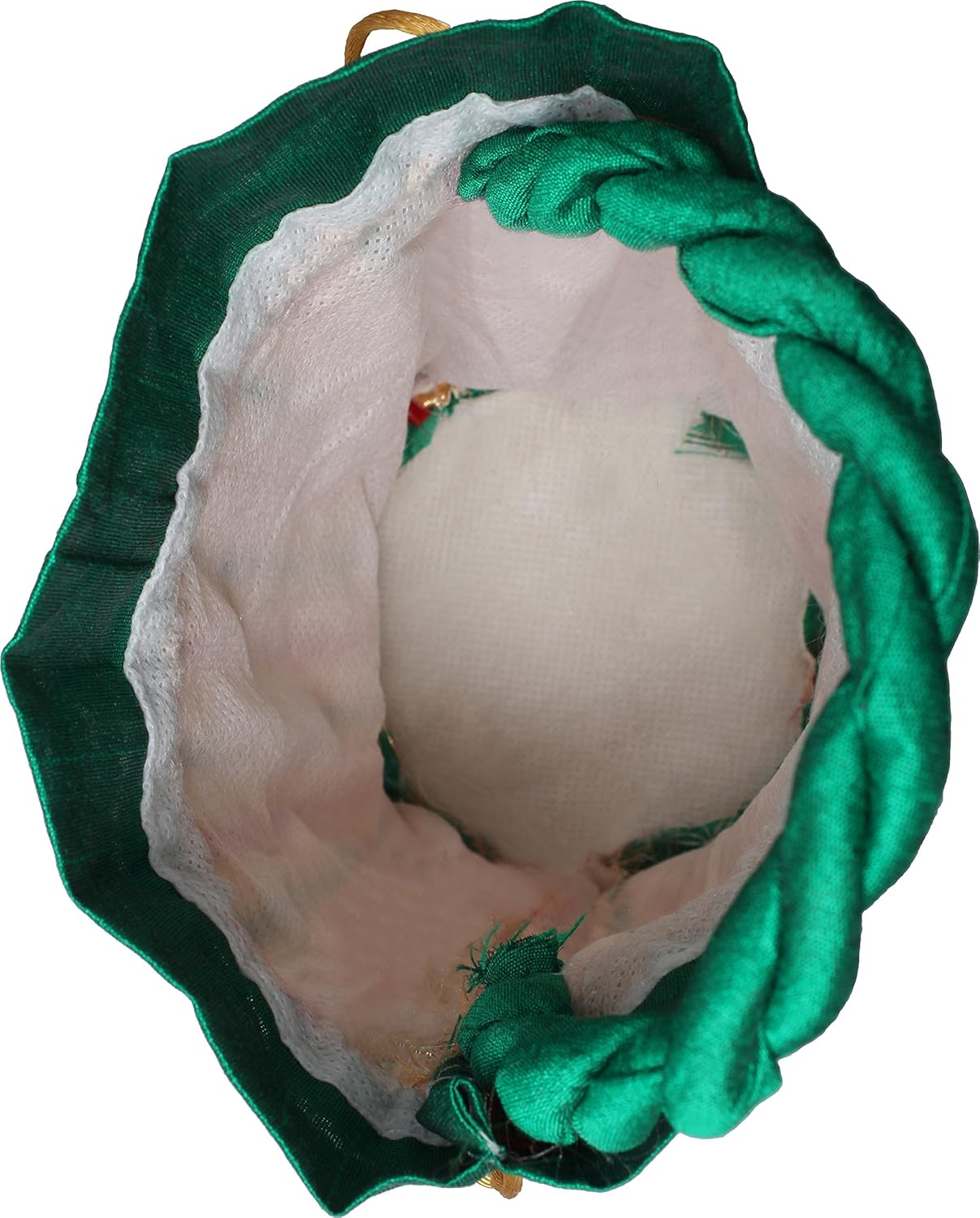 bombay haat women's off-white pouches - set of 6