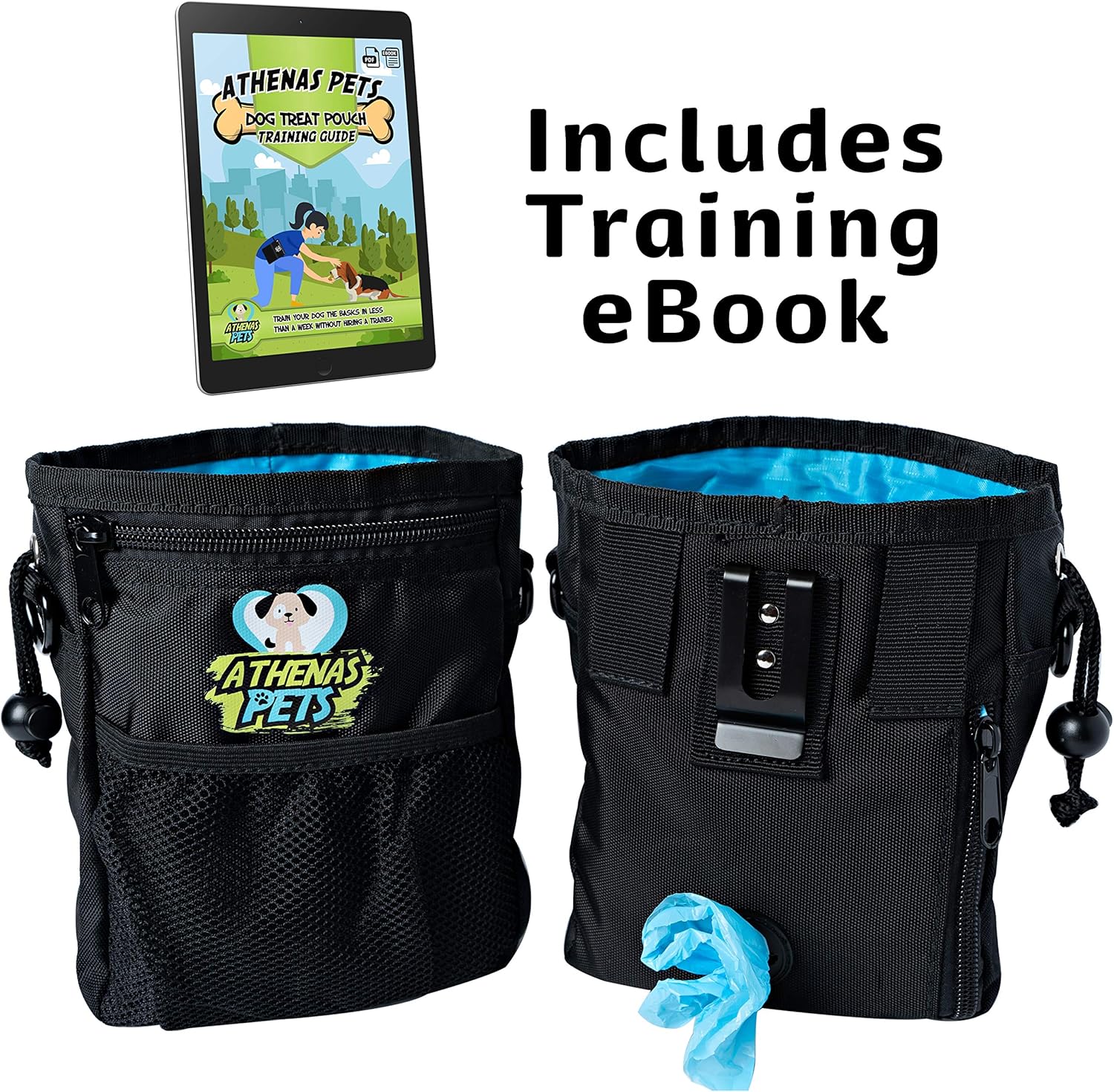 dog walking treat bag