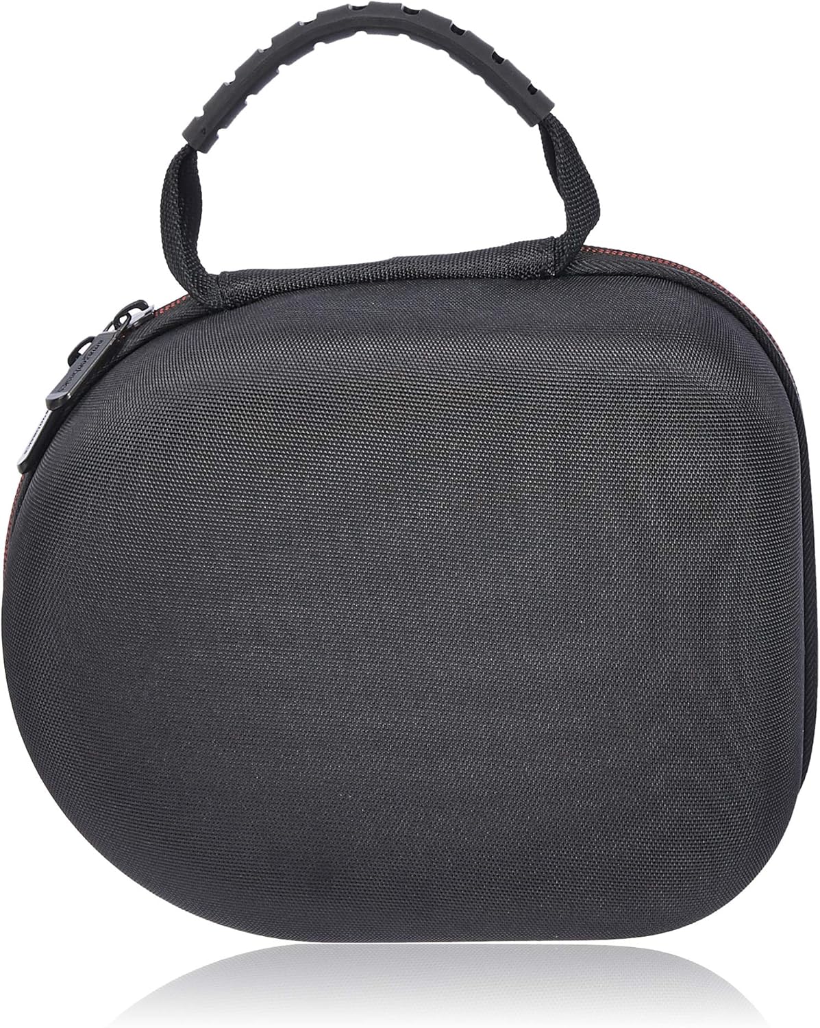  Basics Hard Headphone Carrying Case - Compatible with Sony, Philips, Bose, Beats, Maxell, Panasonic and More, Black, 8.6" x 7.5" x 3.6"