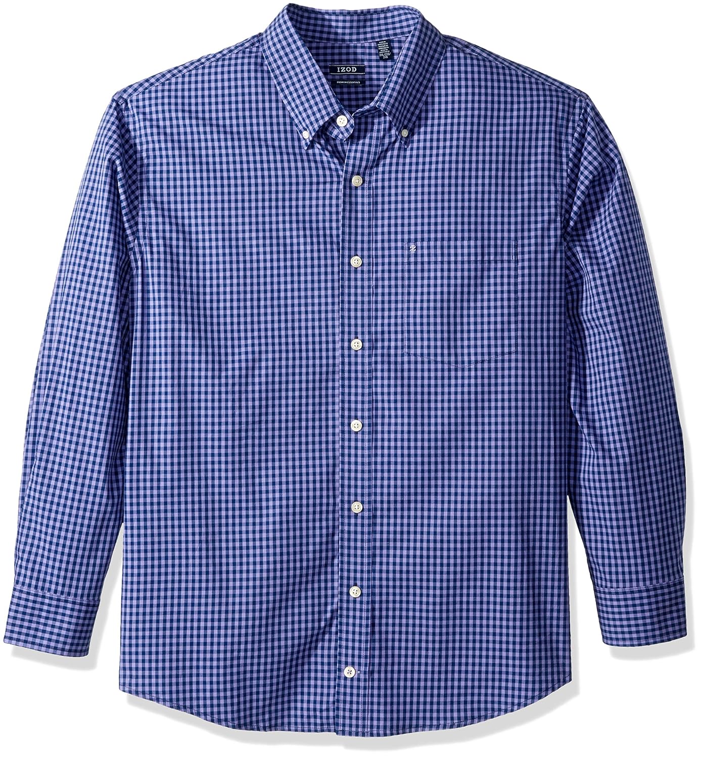 IZOD Mens Big and Tall Button Down Long 