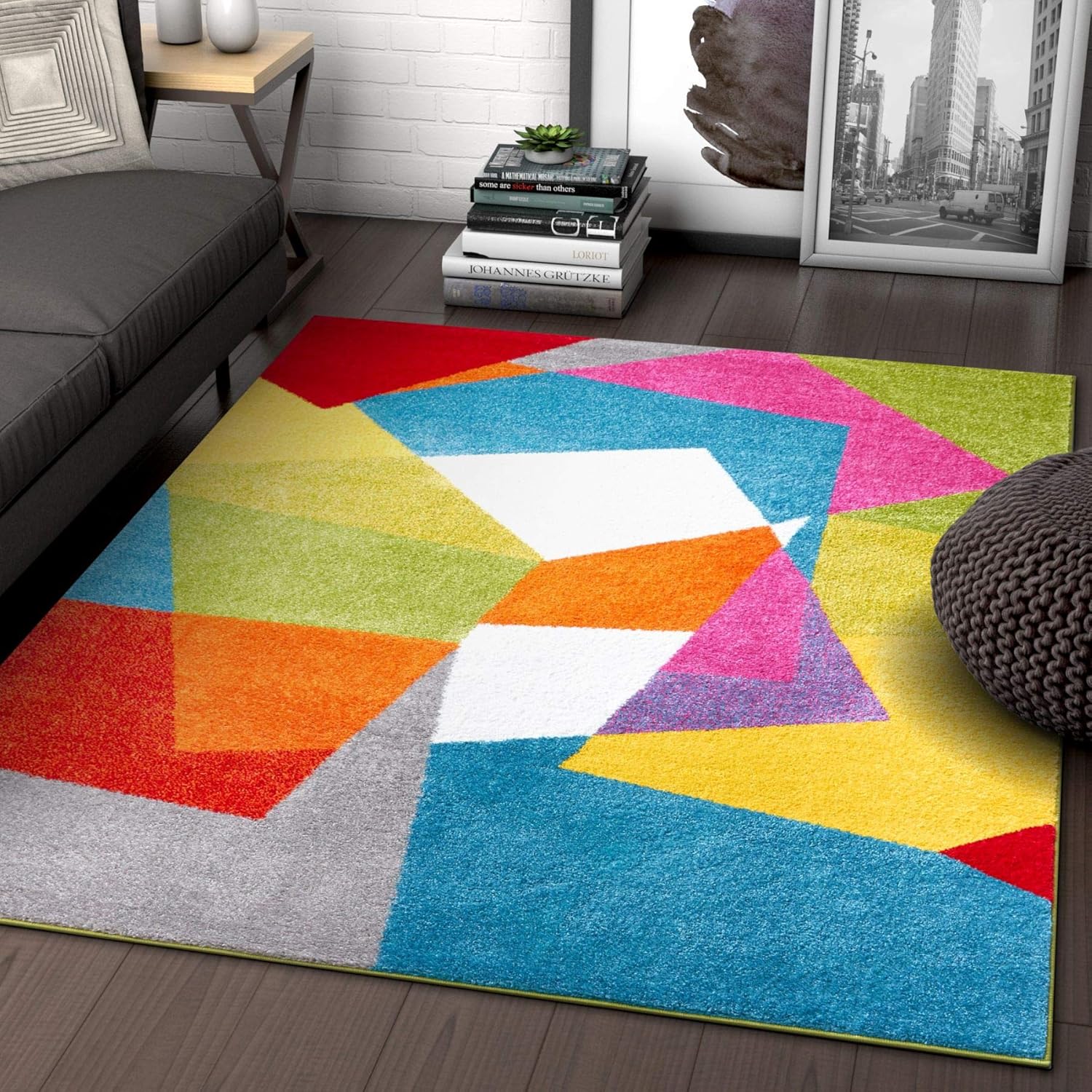 Best orange 5 x 8 living room rugs