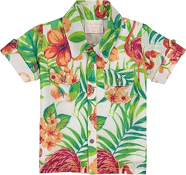 baby boy flamingo shirt