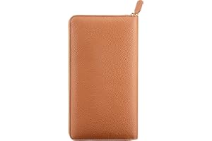Ox Knight Zipper Leather Cover for Hobonichi Weeks/Weeks Mega - with Pen Loop, Card Slots, and Back Pocket