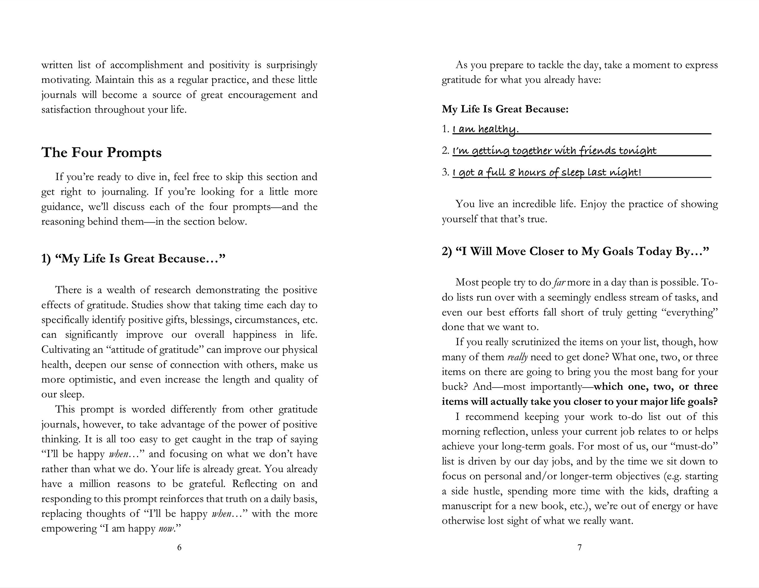 3-Minute Morning Journal: Intentions & Reflections for a Powerful Life