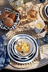 Lenox 895237 Blue Bay Melamine Dinner Plates, Set