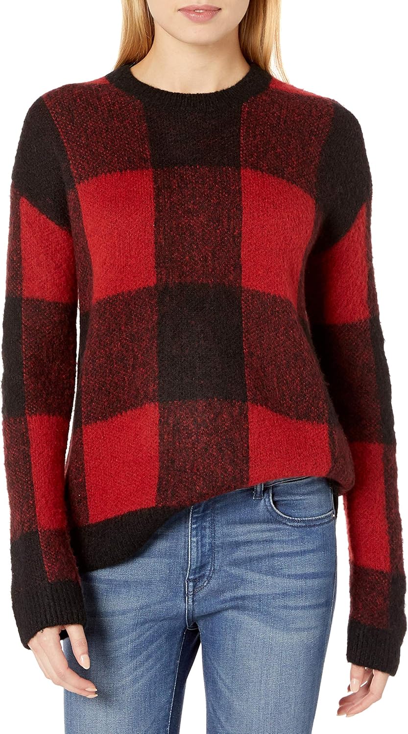 lucky brand buffalo plaid cardigan