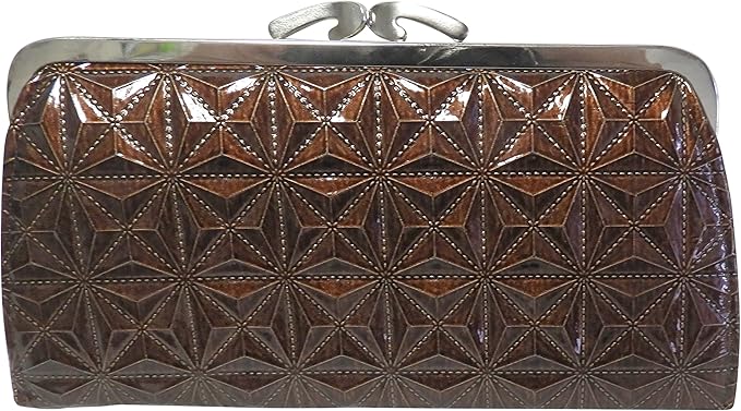 faux patent leather wallet