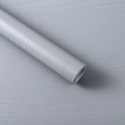 Abyssaly Wood Effect Sticky Back Vinyl Wrap 60cm x 600cm Black