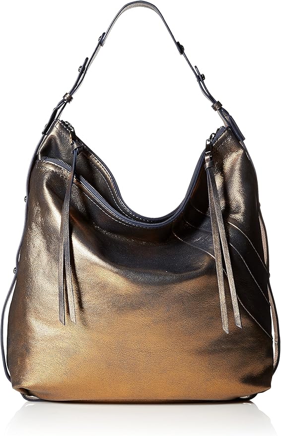 Kooba Handbags Alina Metallic Hobo Bag, Royal Metallic, One Size