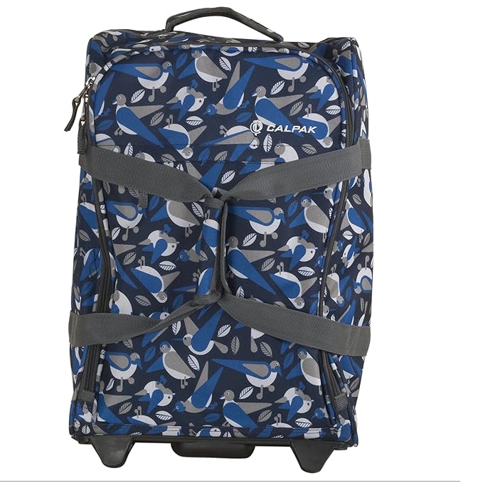 Calpak Rover Blue Bird 20inch Washable Rolling CarryOn Upright Duffel