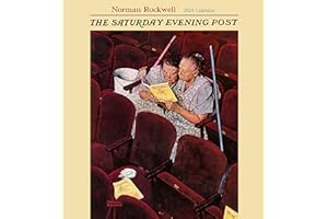 Norman Rockwell: The Saturday Evening Post 2024 Wall Calendar