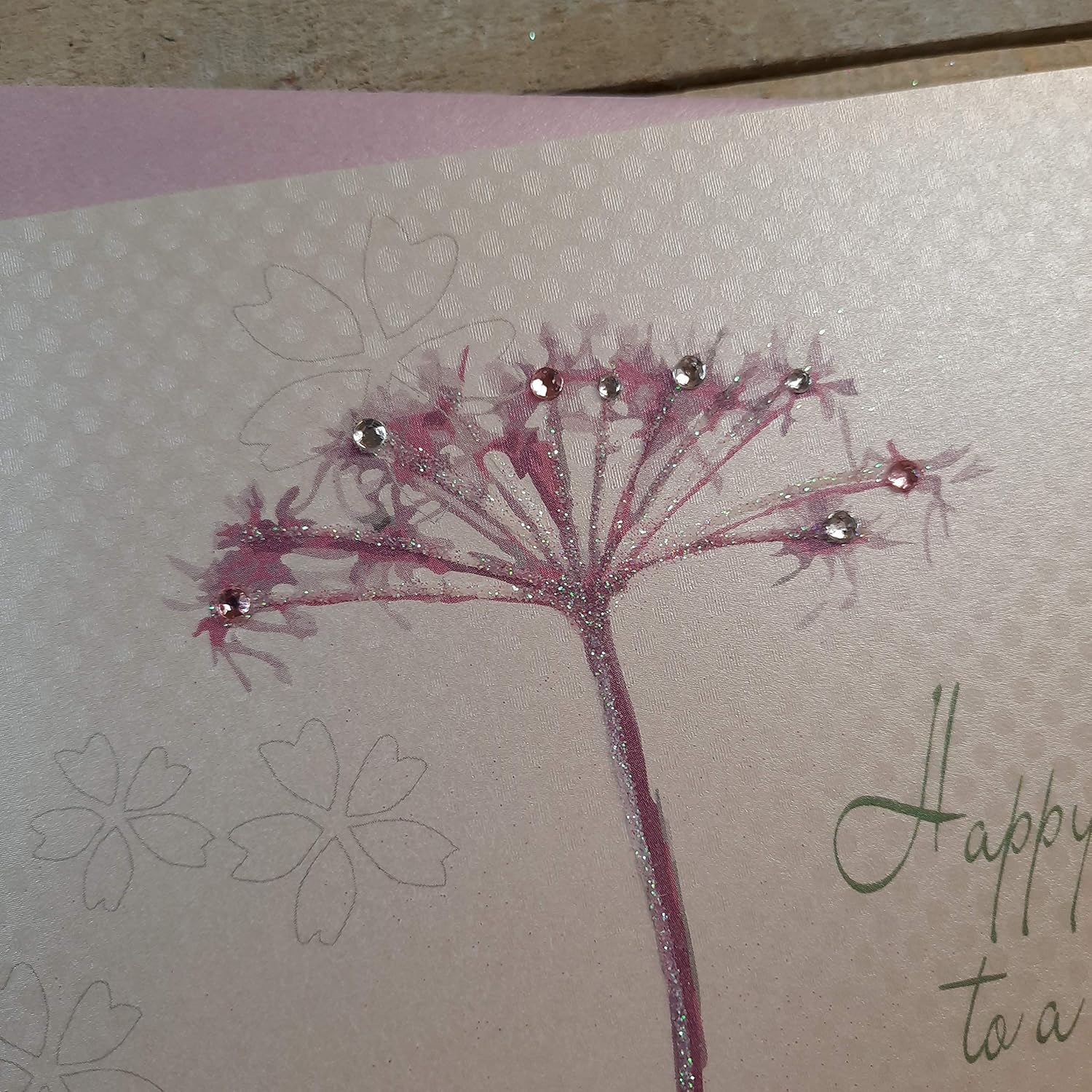 White Cotton Cards BD44 Happy Birthday To A Lovely Mother-in-Law Handmade Birthday Card NEW,16cm x 16 cm - Image 3