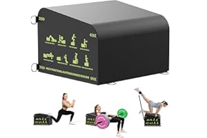 HANDBODE Hip Thrust Bench, Multi-Functional Slip-Free Hip Thrust Machine for Glute Bridge, Box Jump, Push-Ups, Squat, Ab Exercise, Suitable for Home & Gym