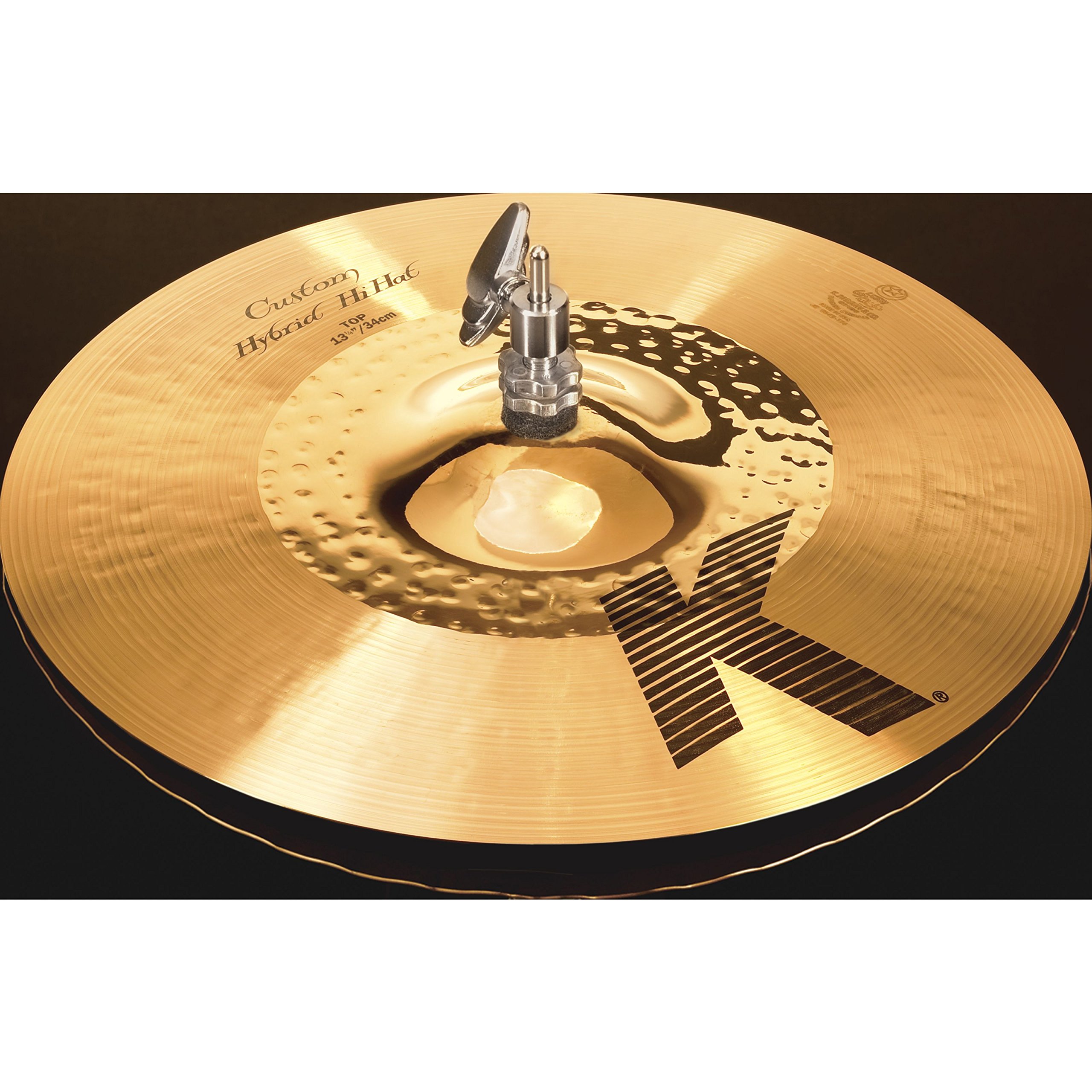 Zildjian K Custom Series - 13 1/4 Inch Hybrid Hi-Hat Cymbals - Pair