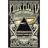 Pink Floyd - The Dark Side Of The Moon Tour 1973 Wall Poster, 34L" x 22.4W", Premium Unframed Version