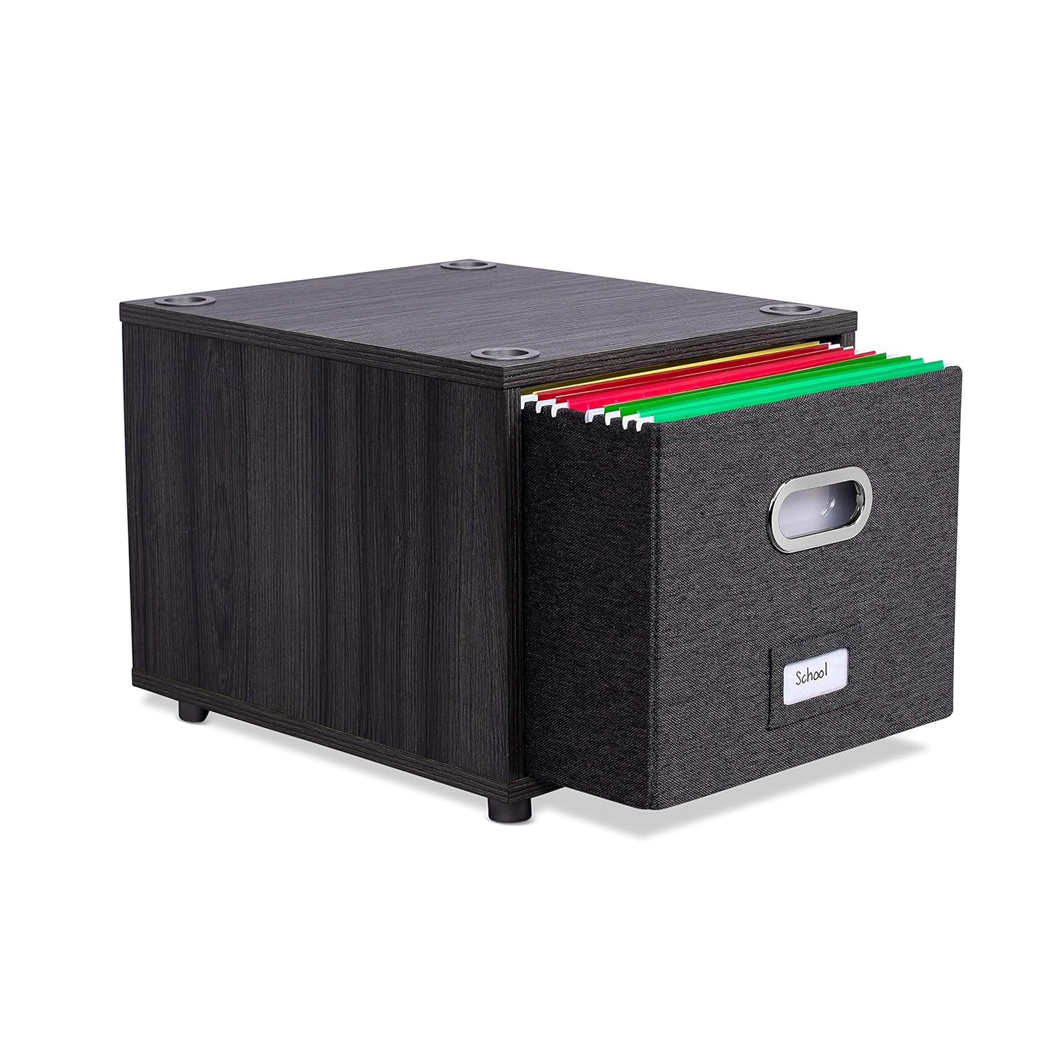 Etc Files Magazines Under Desk Office Organizer Decorative Storage Shelf For Blankets Removable Bin With Handles Toys Birdrock Home Rolling File Cabinet With 1 Lateral Drawer Books Office Cabinets