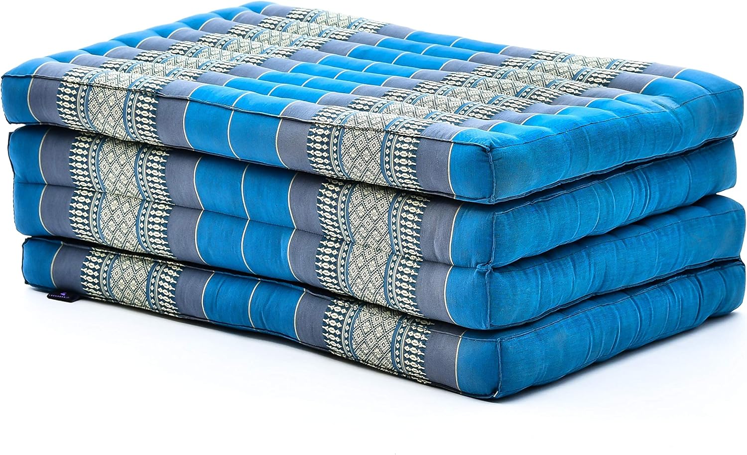 Leewadee Trifold Mattress Standard, Comfortable Thai Massage Pad, Foldable Floor Mattress Filled with Kapok
