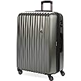 SwissGear 7272 Energie Expandable Hardside Luggage with Spinner Wheels and TSA Lock, Gunmetal, Checked-Large 27-Inch