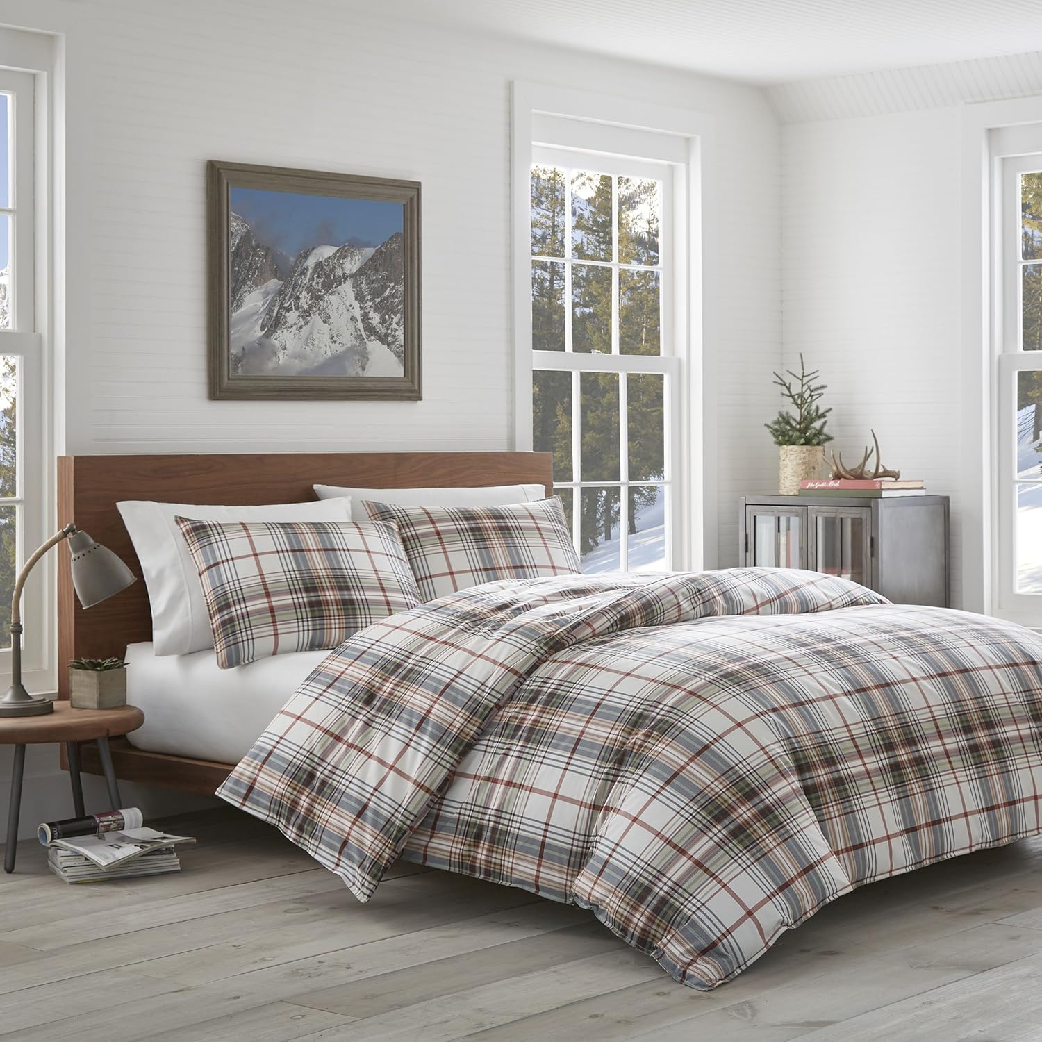 Amazon Com Eddie Bauer Classic Plaid Comforter Set Full Queen