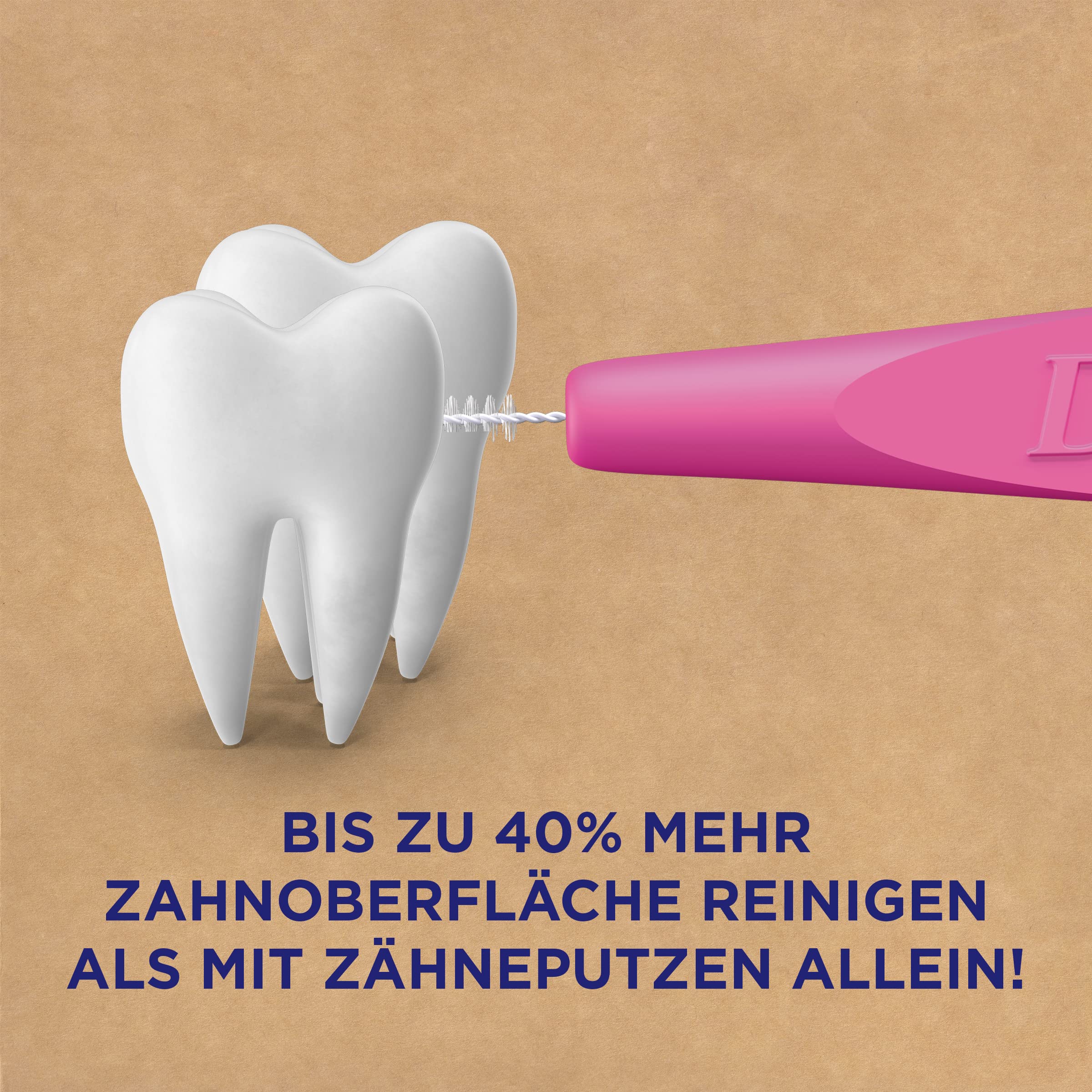 Dr.BEST GreenClean Interdental, Size 2, 6 Stück - Interdentalbürsten für eine sanfte Reinigung der Zahnzwischenräume 2