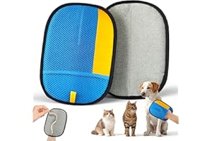 YOSEPATI Pet Hair Removal Glove, Magic Brush Electrostatic Mitt, Pet Hair Remover Tool for Dog & Cat, Reusable Pet Hair Glove