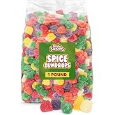 Assorted Spice Gumdrops Candy 1 Pound Bulk Bag - Classic Drops Candy with Sugar Coating, Chewy Old-Fashioned Spice Flavors, Colorful Candy for Parties, Baking &amp; Candy Bowls
