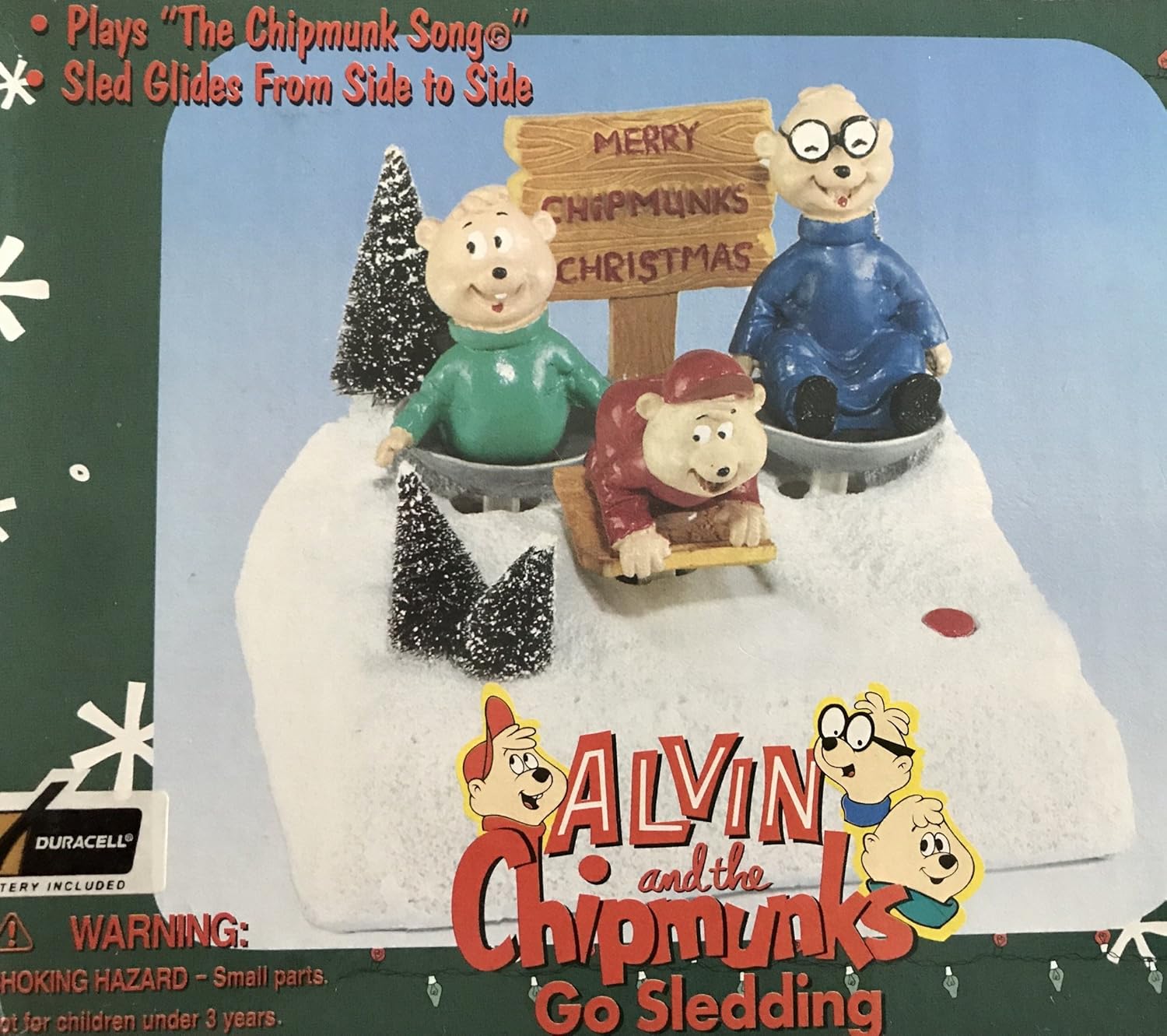 Alvin And The Chipmunks Go Sledding Singing Animated Christmas