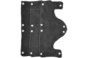 NAEE Big Dark Gray Hard Hat Sweatband,Reusable Washable Terry Cotton Hard Hat Liner snap on, 3 pcs per Pack