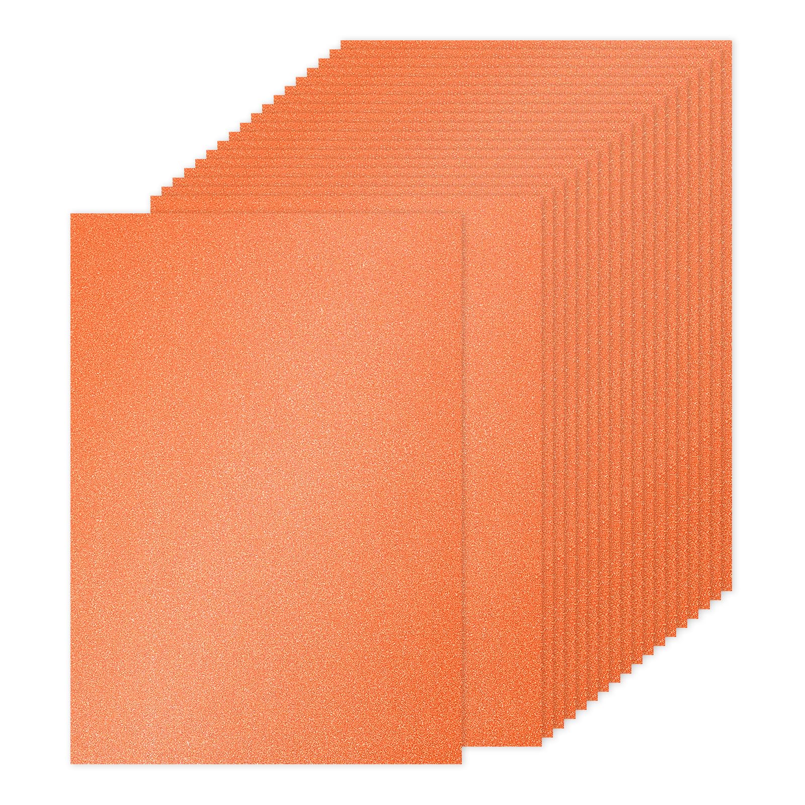 PATIKIL 40Sheets Orange Glitter Cardstock Paper, A4(8.3x11.7 Inch) 250gsm Premium Sparkly Paper Craft Cardstock Paper for Scrapbook Card Making DIY Art Projects Wedding Party