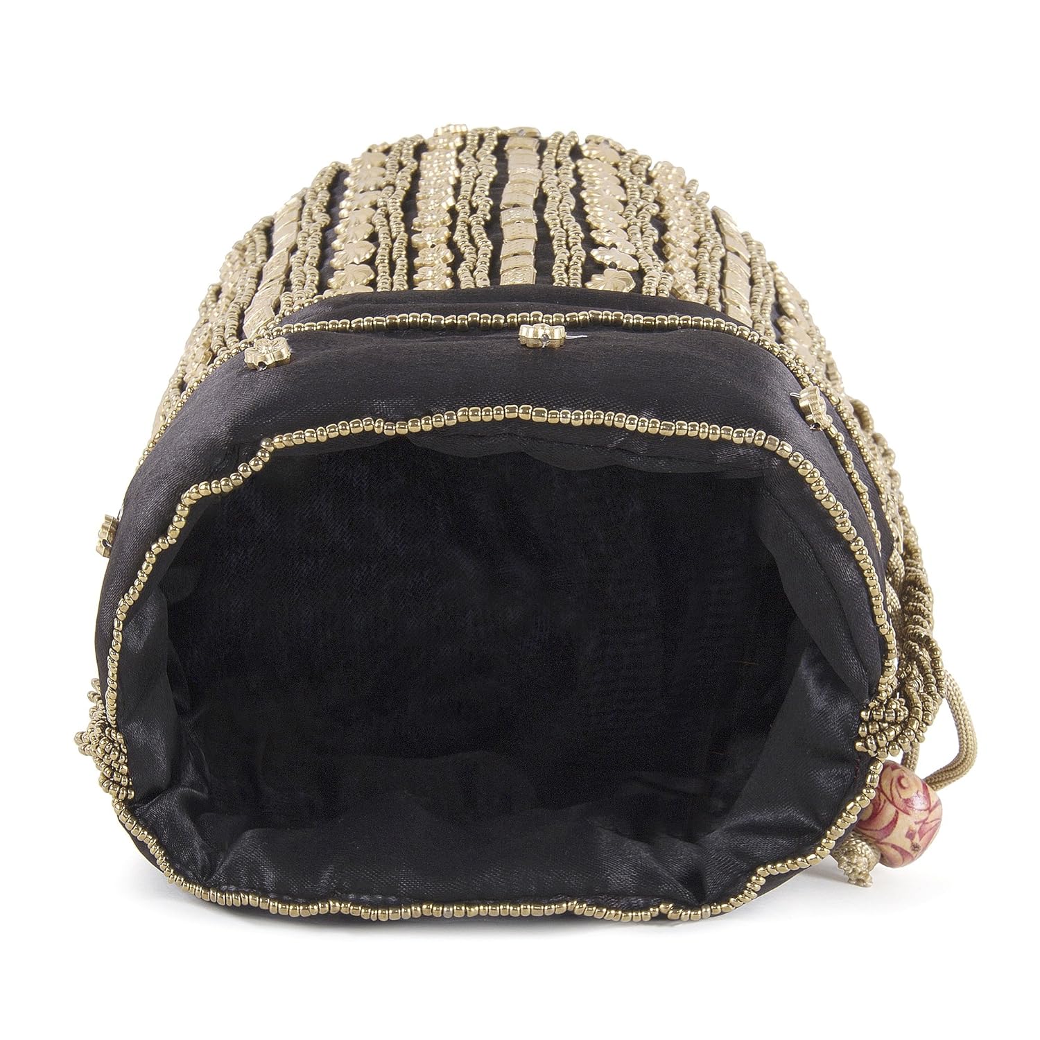 funkia&trade; women's traditional designer beads embroidery party wear potli