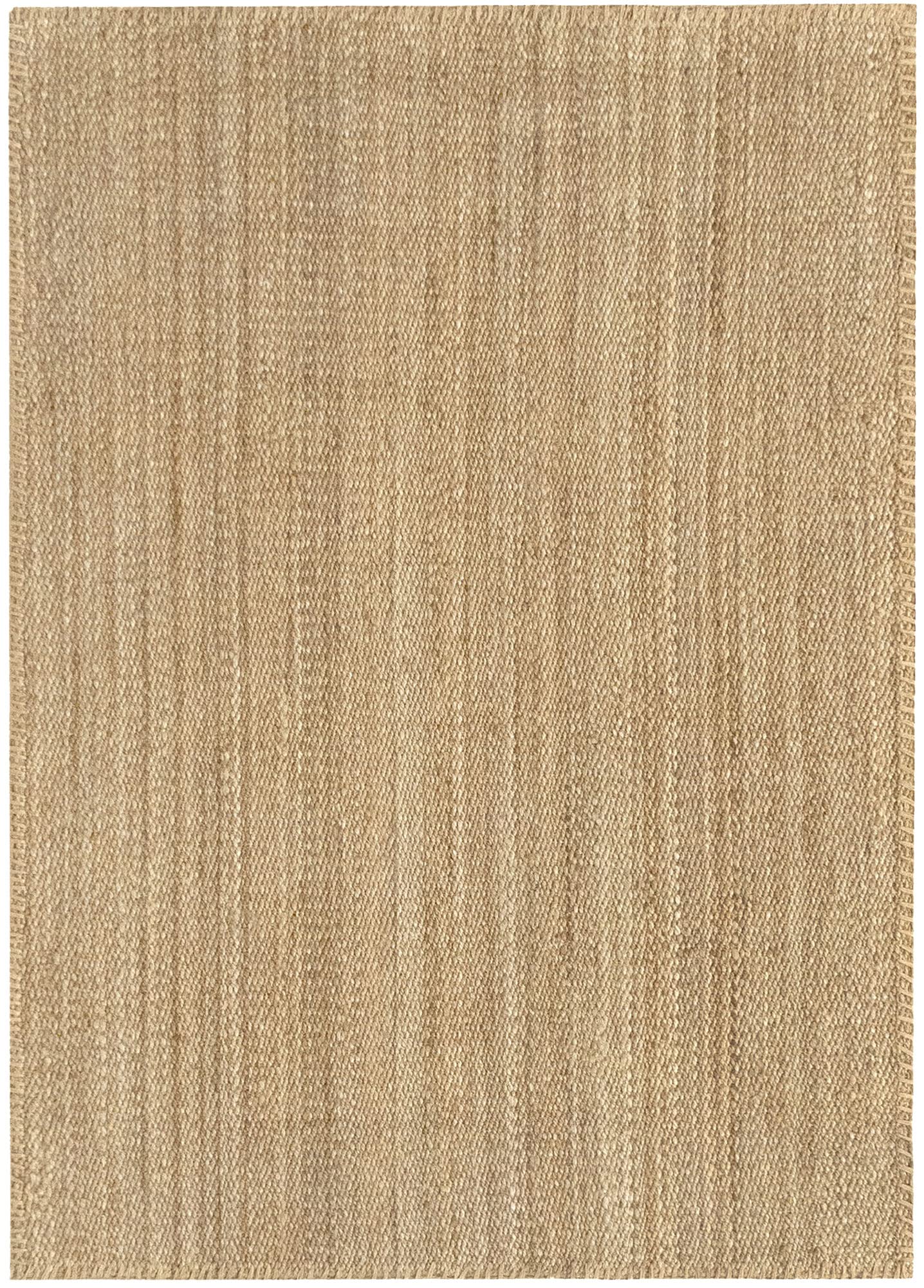 HAMID - Rug Jute Granada Natural Colour, Jute Rug, Area Rug 100% Jute Fibre, Handmade, Braided Rug for Home, Living Room, Floor Carpet, (230x160)