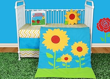 sunflower baby bedding